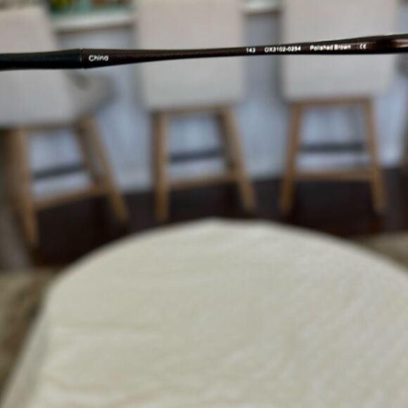 Oakley Clubface OX3102-0154 Polished Black Half Rim Eyeglasses w/case - Picture 5 of 6